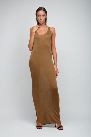 Robe longue - Marron