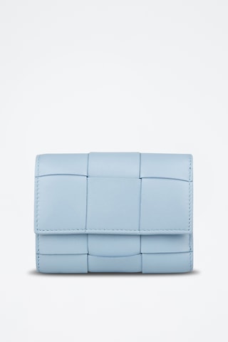 Portefeuille en cuir - Bleu clair