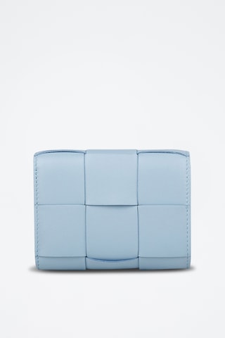 Portefeuille en cuir - Bleu clair