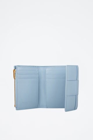 Portefeuille en cuir - Bleu clair