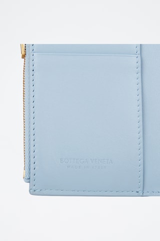 Portefeuille en cuir - Bleu clair