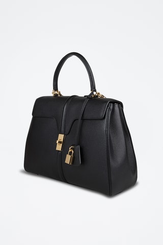Sac à main en cuir - Noir