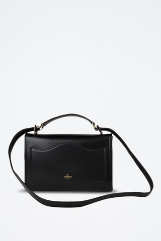 Sac porté épaule en cuir - Noir