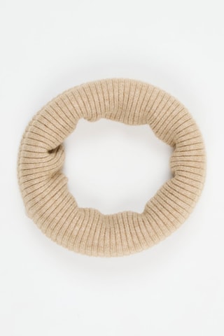 Gola de caxemira - Bege mesclado