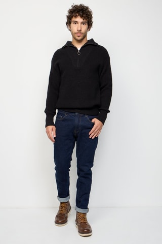 Camisola de caxemira Preto