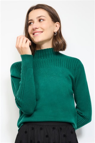 Camisola de caxemira - Verde