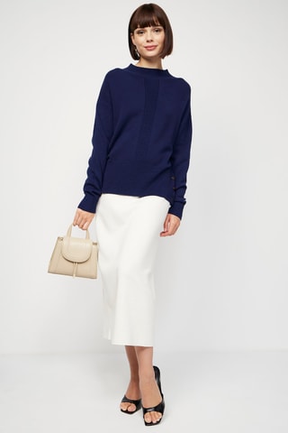 Camisola de caxemira Azul