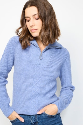 Camisola de caxemira - Azul-cobalto