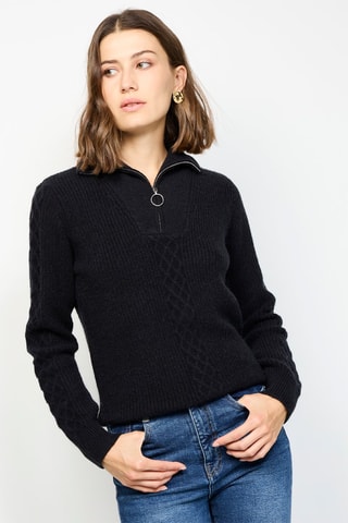 Camisola de caxemira - Preto