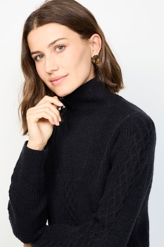 Camisola de caxemira - Preto