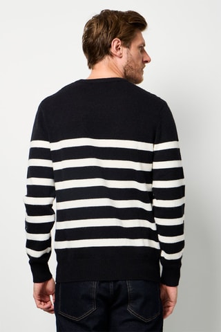 Camisola de caxemira - Preto e branco