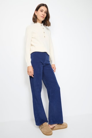 Camisola de caxemira e seda - Branco