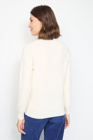 Camisola de caxemira e seda - Branco