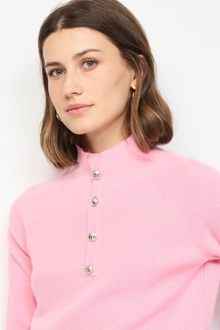 Camisola de caxemira e seda - Rosa