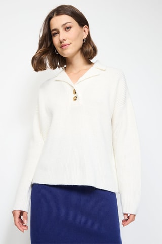 Camisola de caxemira - Branco