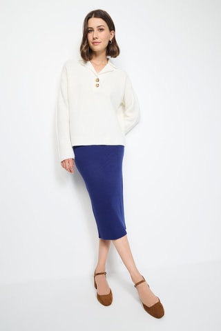 Camisola de caxemira - Branco