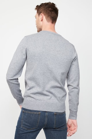 Camisola de caxemira Cinzento mesclado