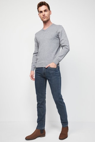 Camisola de caxemira Cinzento mesclado