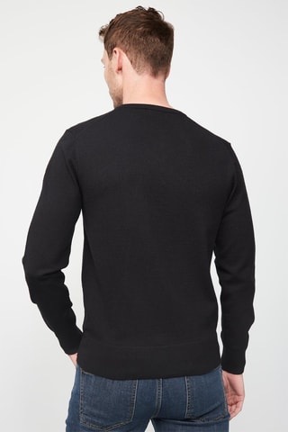 Camisola de caxemira Preto