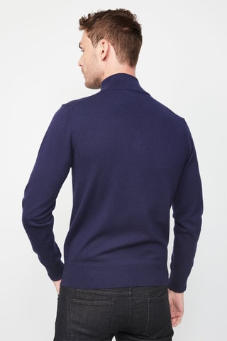 Camisola de caxemira Azul-marinho