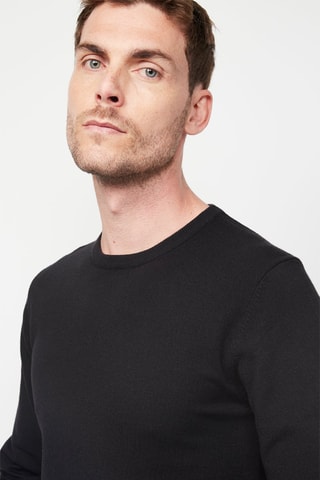 Camisola de caxemira Preto