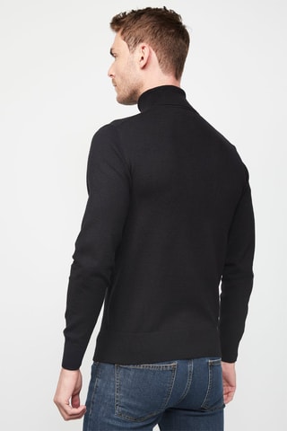 Camisola de caxemira Preto