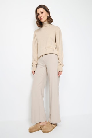 Camisola de caxemira - Camel