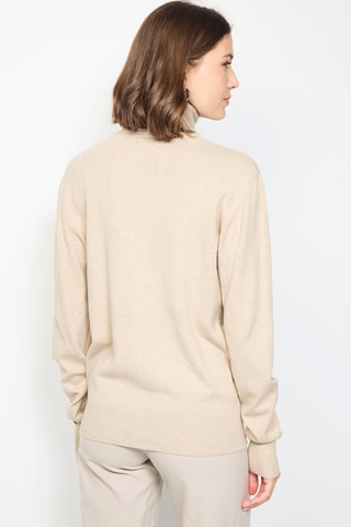 Camisola de caxemira - Camel