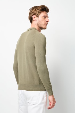 Polo de caxemira - Caqui