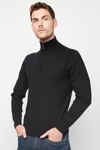 Camisola de caxemira Preto