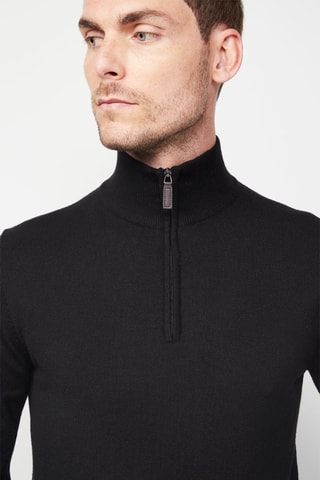 Camisola de caxemira Preto