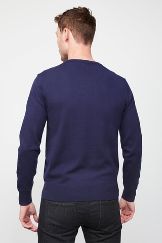 Camisola de caxemira Azul-marinho