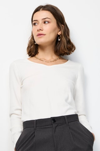 Camisola de caxemira - Branco