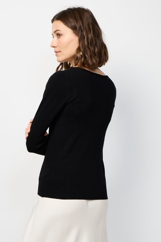 Camisola de caxemira - Preto