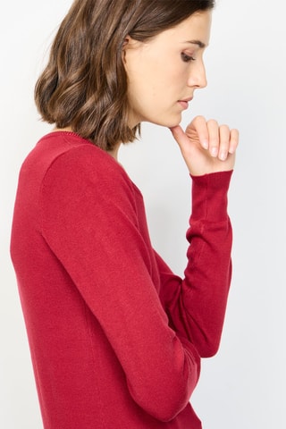 Camisola de caxemira - Vermelho