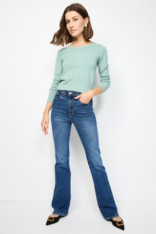 Camisola de caxemira - Verde-água