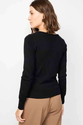 Camisola de caxemira - Preto