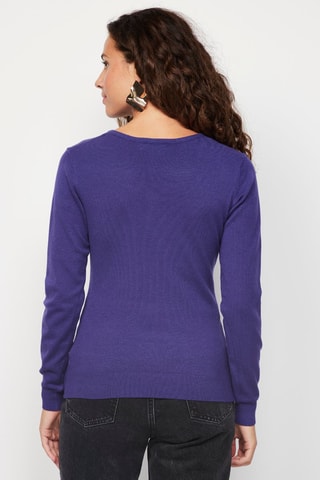 Camisola em caxemira Violeta