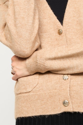 Gilet en cachemire - Camel chiné