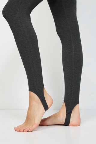 Leggings fuseau de seda - Antracite mesclado