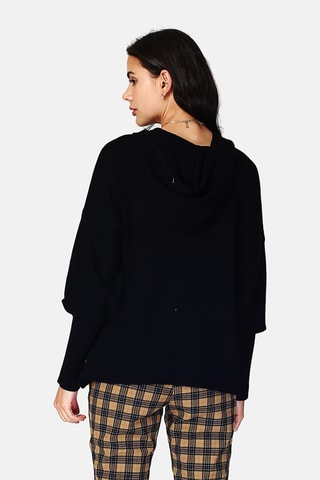 Camisola com capuz - Preto