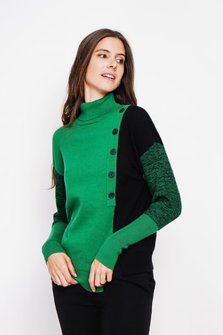 Camisola - Verde e preto
