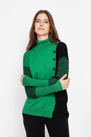 Camisola - Verde e preto