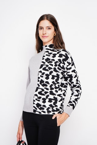 Camisola oversize - Cinzento