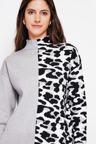 Camisola oversize - Cinzento