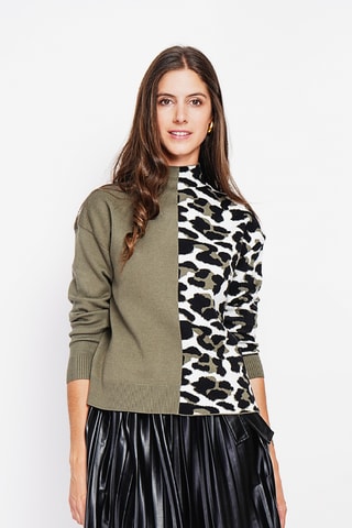 Camisola oversize - Caqui