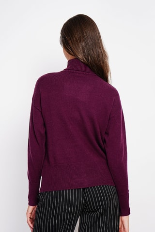 Camisola oversize - Bordô