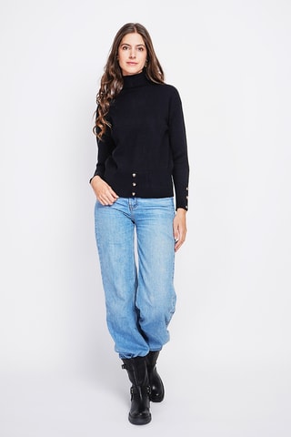 Camisola oversize - Preto