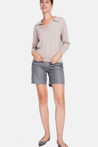Camisola oversize - Bege