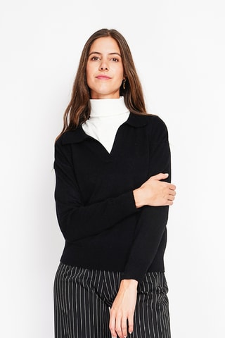 Camisola oversize - Preto